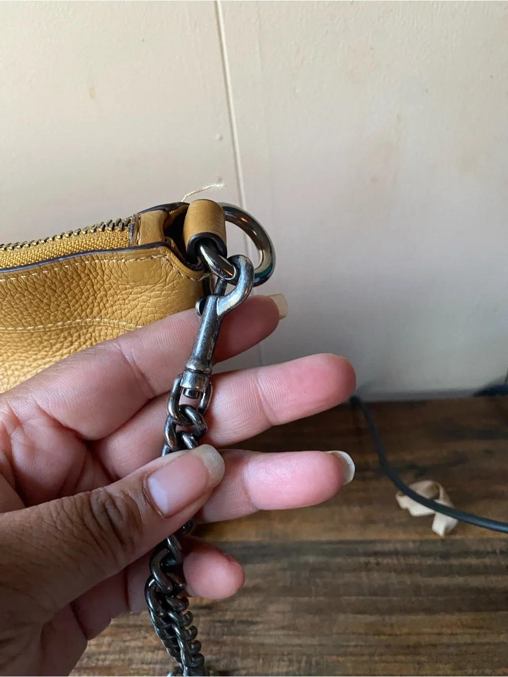 Coach Pebbled Leather Bucket Bag